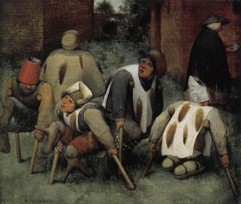 Pieter Bruegel Beggars who oil painting image